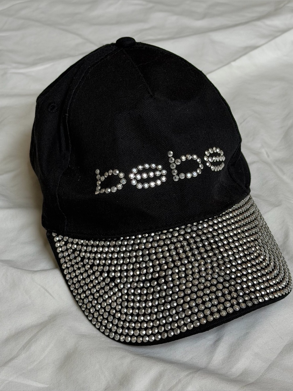 Bebe Bling Rhinestone Hat